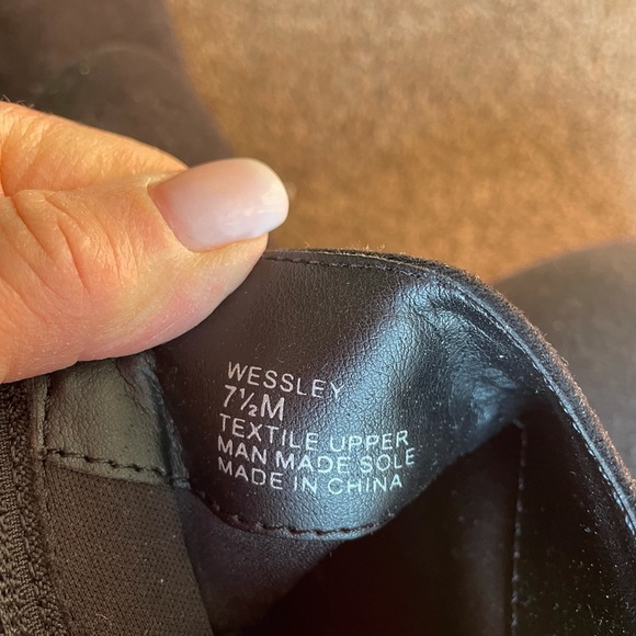 Black Faux Suede Ankle Booties - Picture 4 of 7